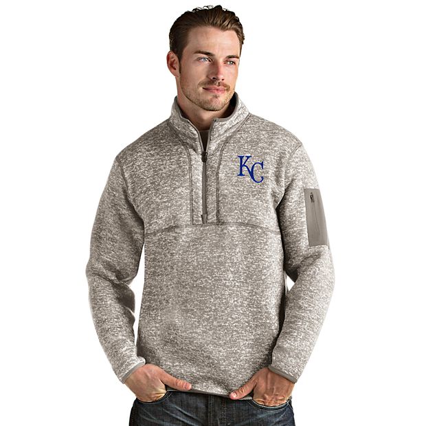 Men's Kansas City Royals 1/4 Zip Pullover Sweater