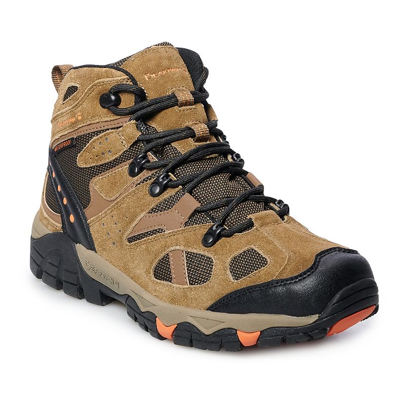Bearpaw Brock Mens Waterproof Hiking Boots, Size: Medium (8), Beig/Green