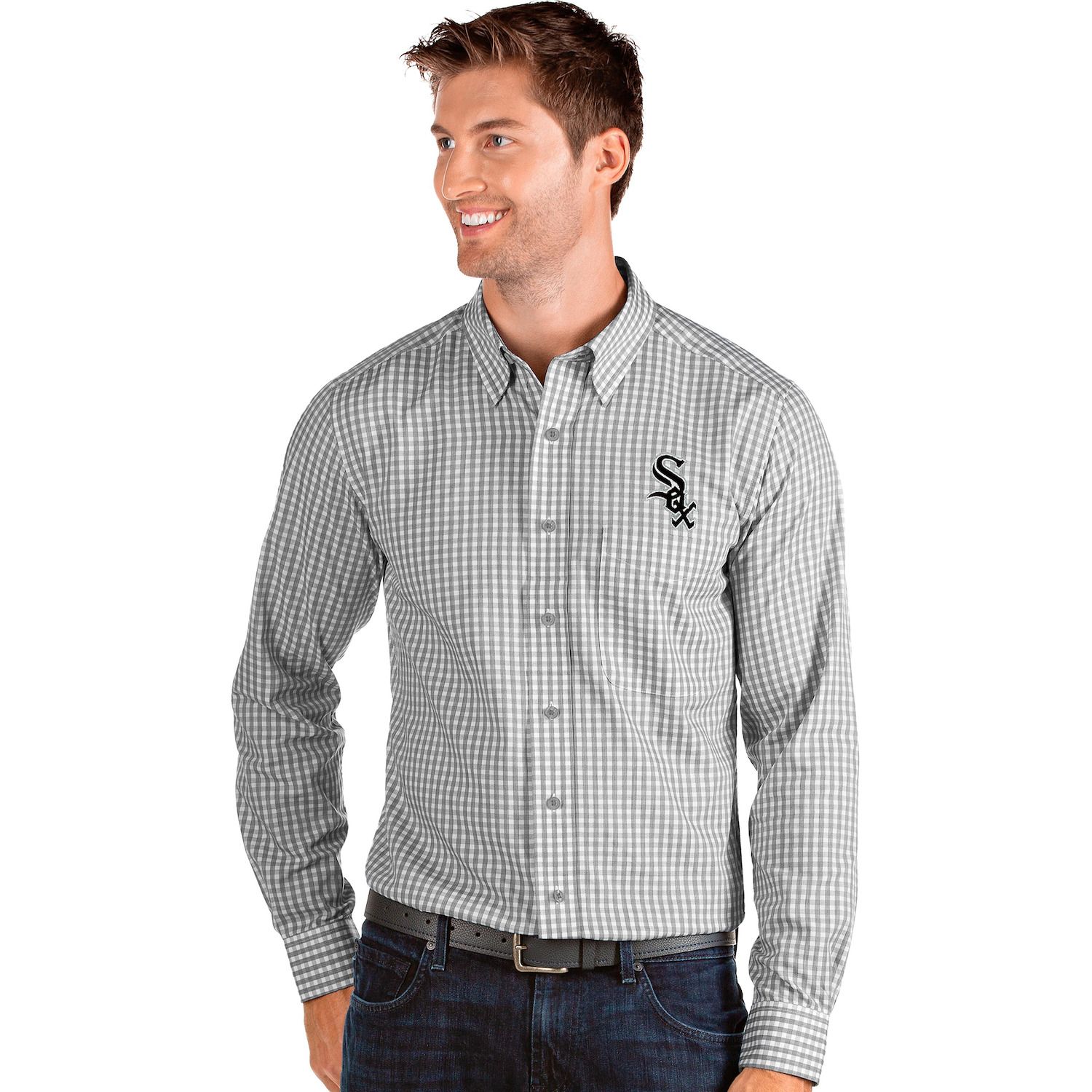 white sox button down shirt