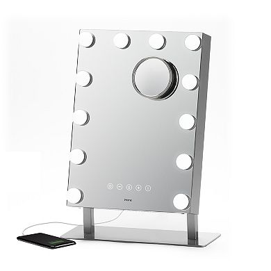 iHome Hollywood Pro Vanity Stereo Speaker with Bluetooth & Removable Detail Mirror