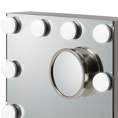 iHome Hollywood Pro Vanity Stereo Speaker with Bluetooth & Removable Detail Mirror