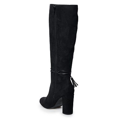 LC Lauren Conrad Rootbeer Women's Knee-High Boots