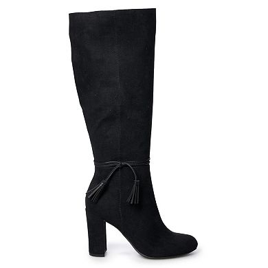 LC Lauren Conrad Rootbeer Women's Knee-High Boots