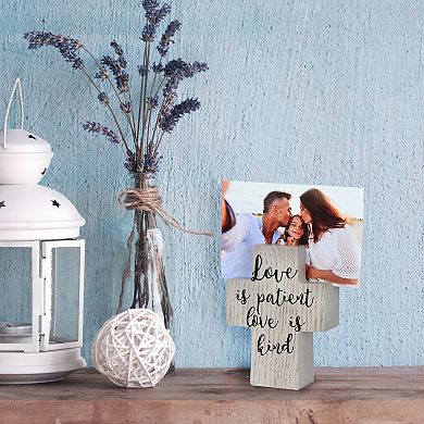 New View Gifts & Accessories "Love is Patient Love is Kind" Photo Holder