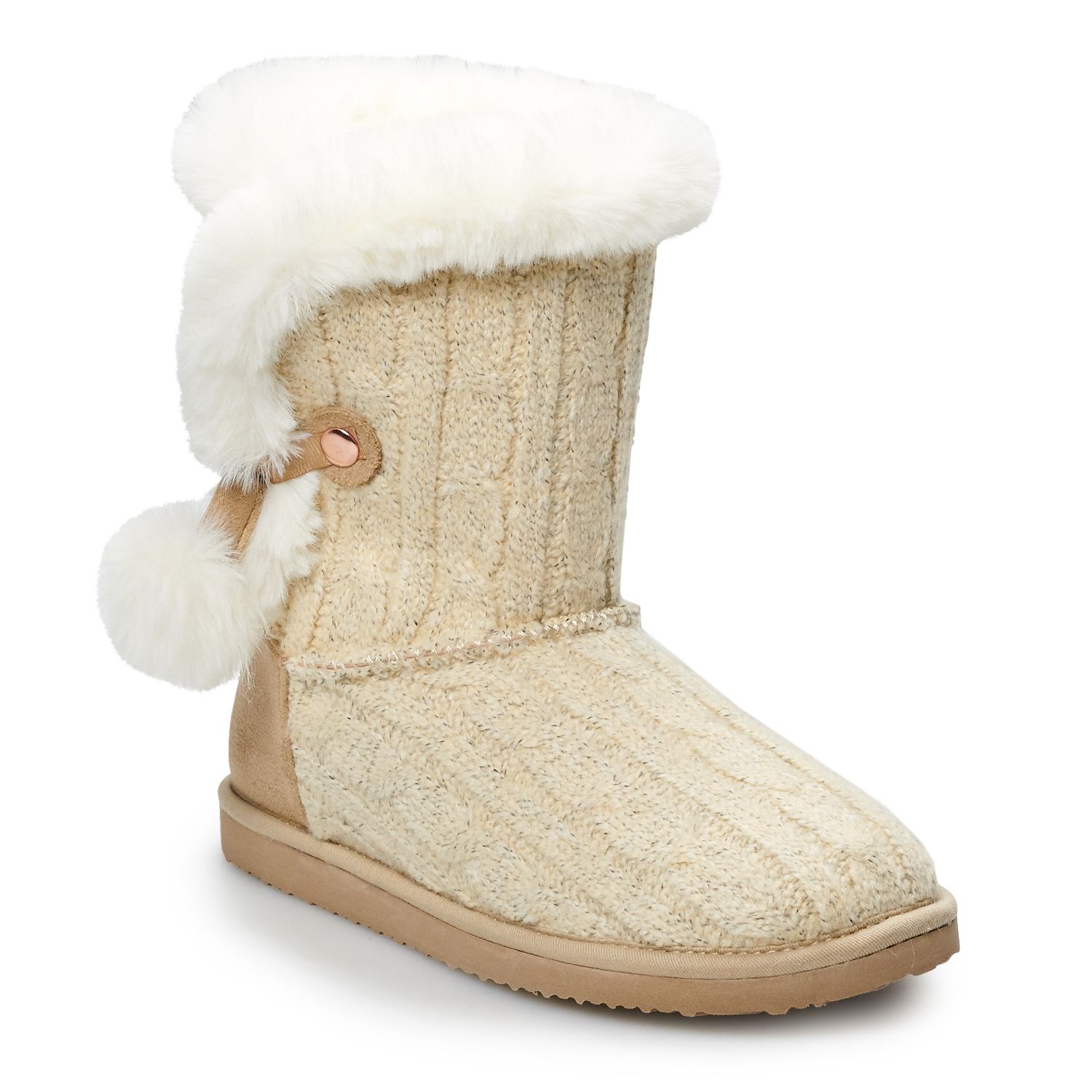 cute winter boots with fur