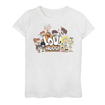 Girls 7-16 The Loud House Group Logo Tee