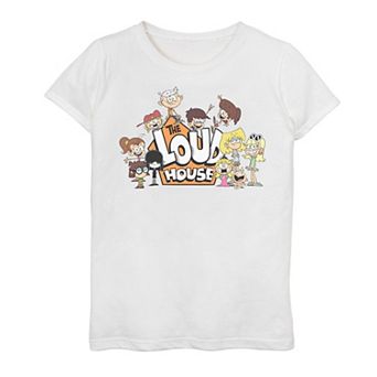 Girls 7-16 The Loud House Group Logo Tee