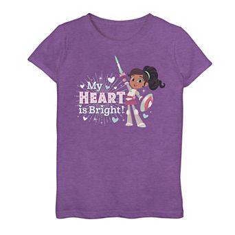 Girls 7-16 Nella The Princess Knight My Heart Is Bright Tee