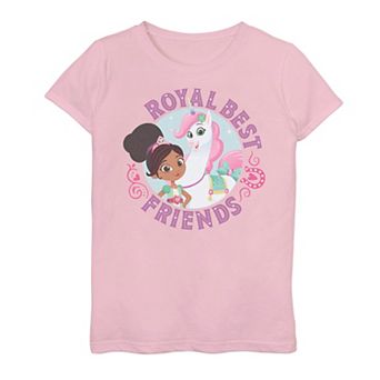 Girls 7-16 Nella The Princess Knight Royal Best Friends Tee