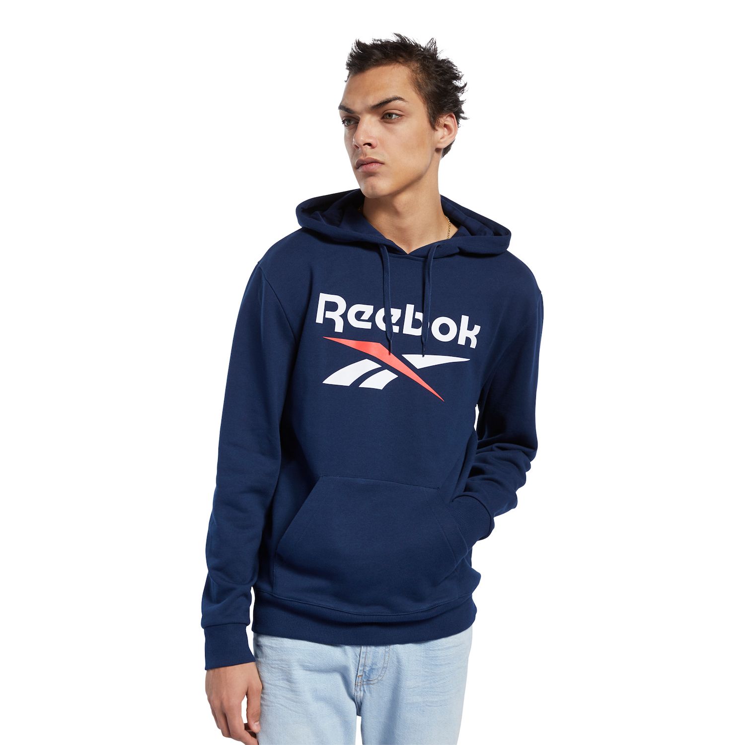 mens reebok classic hooded sweat