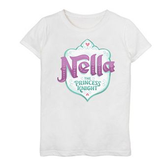 Girls 7-16 Nella The Princess Knight Logo Tee