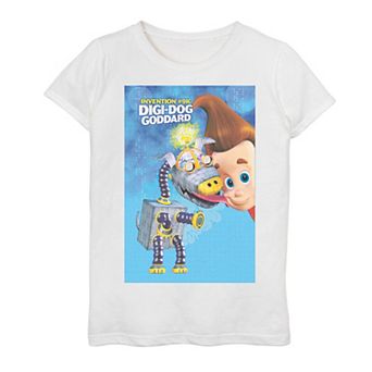 Girls 7-16 Jimmy Neutron Goddard Poster Tee