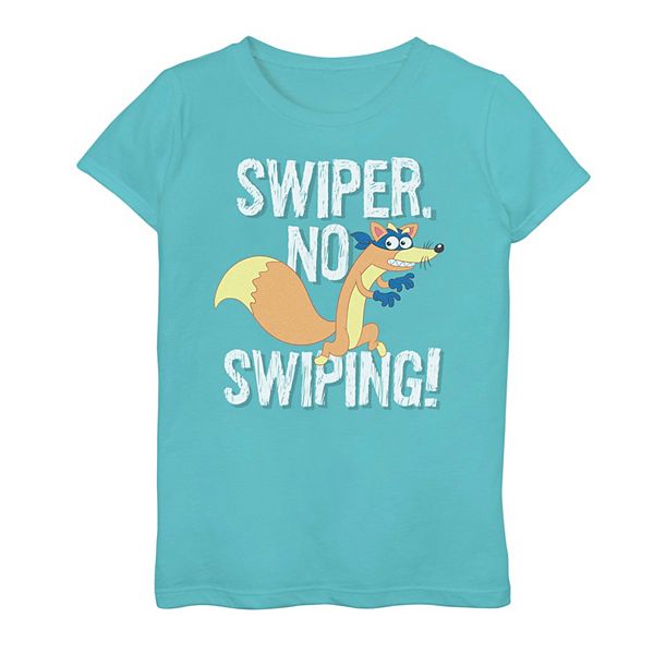 Girls 7-16 Dora The Explorer Swiper No Swiping Tee