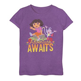 Girls 7-16 Dora The Explorer Adventure Awaits Tee