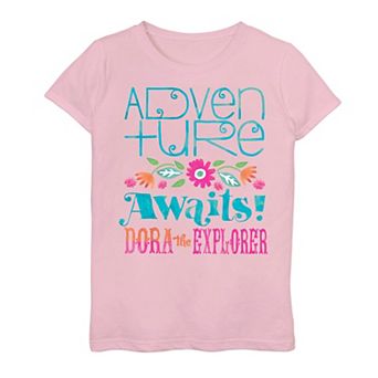 Girls 7-16 Dora The Explorer Adventure Awaits Tee