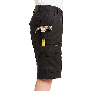 Men's Smith's Workwear 11-inch Relaxed-Fit Stretch Duck Canvas Cargo Shorts