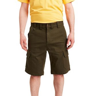 Men's Smith's Workwear 11-inch Relaxed-Fit Stretch Duck Canvas Cargo Shorts