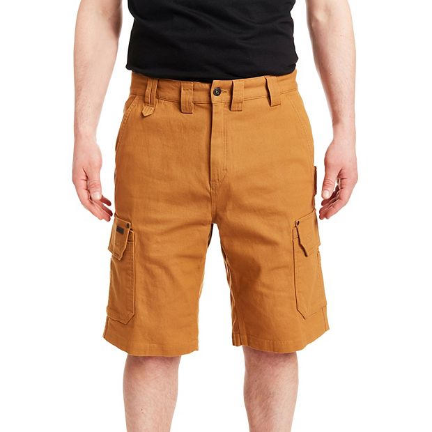 Men's Smith's Workwear 11-inch Relaxed-Fit Stretch Duck Canvas Cargo Shorts