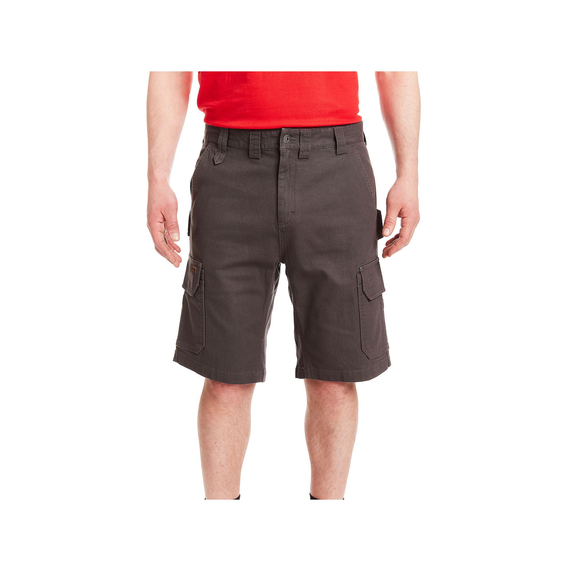 Mens Smiths Workwear 11-inch Relaxed-Fit Stretch Duck Canvas Cargo Shorts