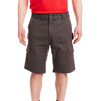 Men's Smith's Workwear 11-inch Relaxed-Fit Stretch Duck Canvas Cargo Shorts