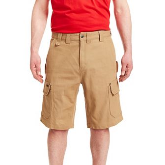 Men's Smith's Workwear 11-inch Relaxed-Fit Stretch Duck Canvas Cargo Shorts