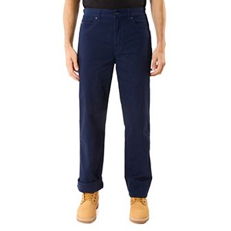 Men's Smith's Workwear Stretch Fleece-Lined Canvas 5-Pocket Pants