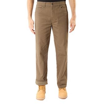 Men's Smith's Workwear Stretch Fleece-Lined Canvas 5-Pocket Pants