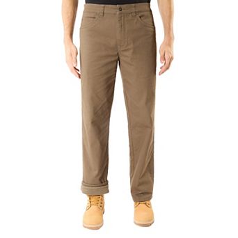 Men's Smith's Workwear Stretch Fleece-Lined Canvas 5-Pocket Pants