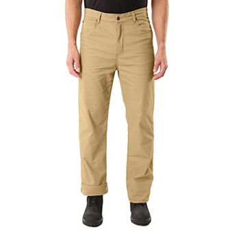 Men's Smith's Workwear Stretch Fleece-Lined Canvas 5-Pocket Pants