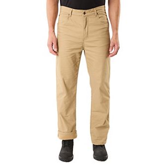 Men's Smith's Workwear Stretch Fleece-Lined Canvas 5-Pocket Pants
