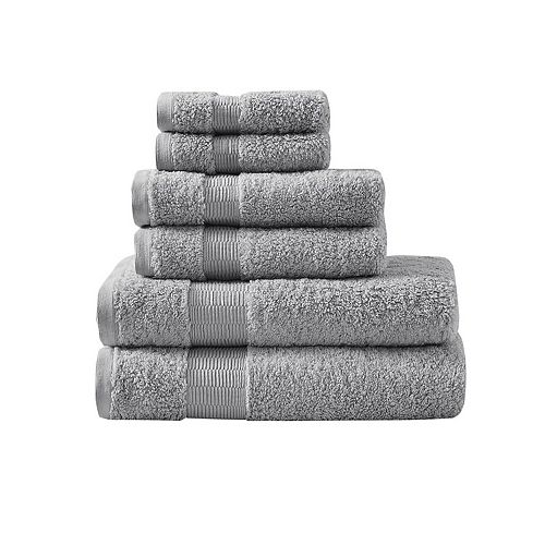 Madison Park Signature Luxor Egyptian Cotton 6piece Bath Towel Set