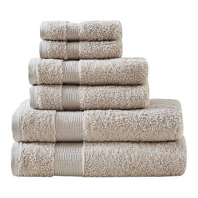 Madison Park Signature Egyptian Cotton 6 piece Bath Towel Set