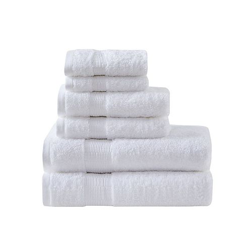 Madison Park Signature Luxor Egyptian Cotton 6piece Bath Towel Set