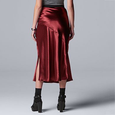 Women's Simply Vera Vera Wang Satin Skirt