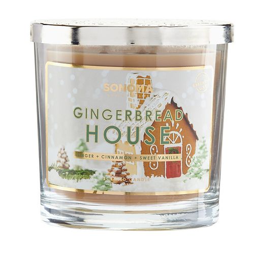 SONOMA Goods for Life® Gingerbread House 14oz. Candle Jar