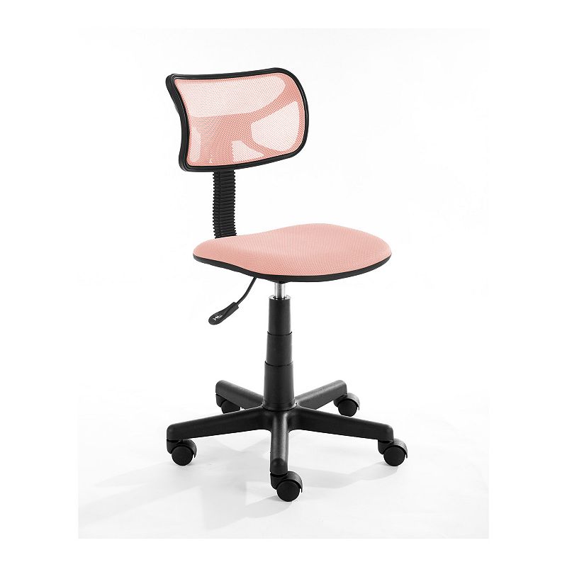 Urban Shop Swivel Mesh Office Chair   Pink  Adjustable Height
