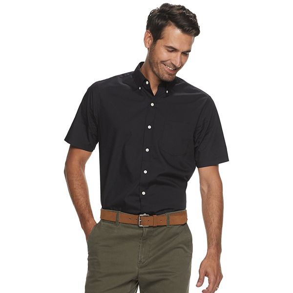 Men s Croft Barrow® Easy Care Poplin Button Down Shirt