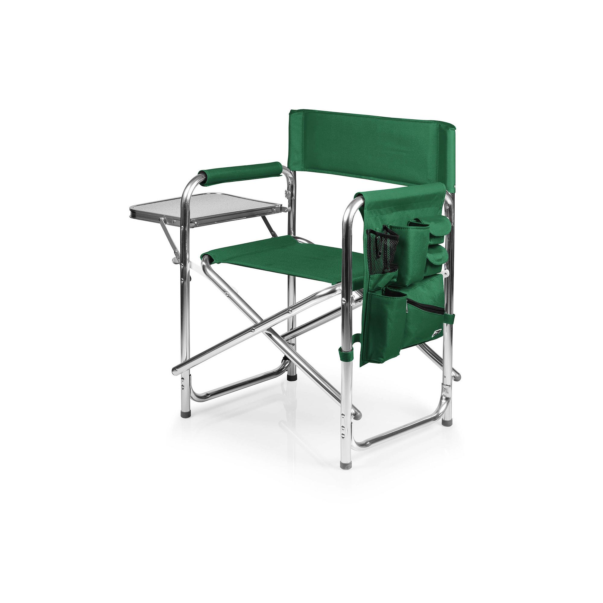 Picnic Time Portable Folding Sports Chair, Hunter Green
