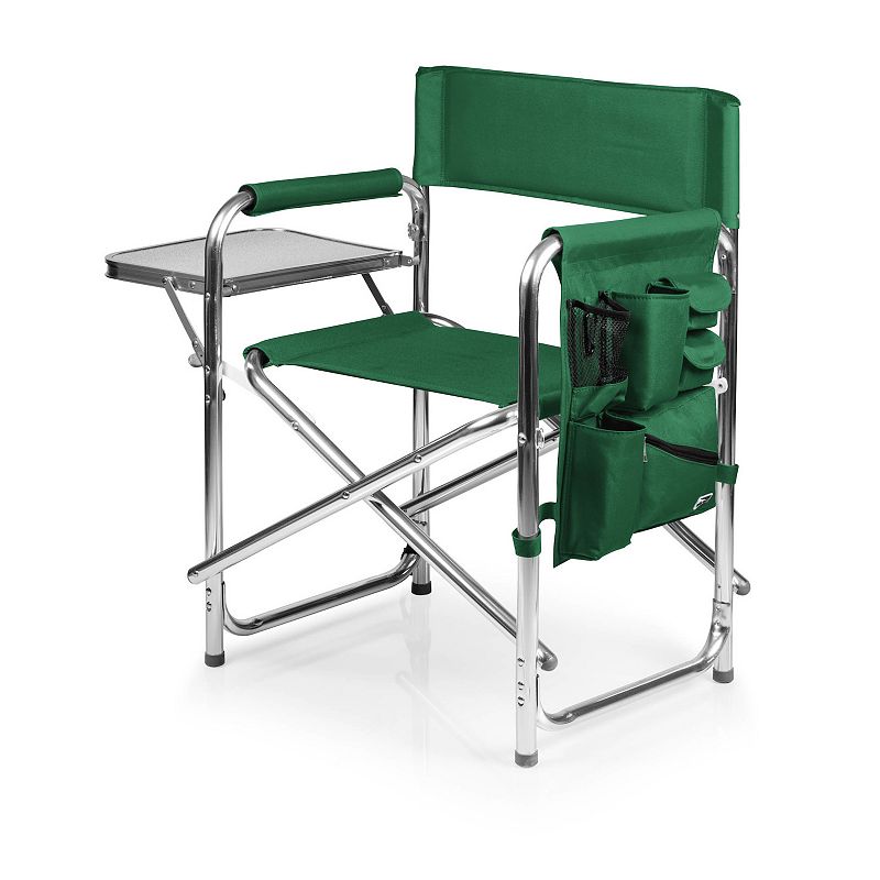 Picnic Time Portable Folding Sports Chair, Hunter Green