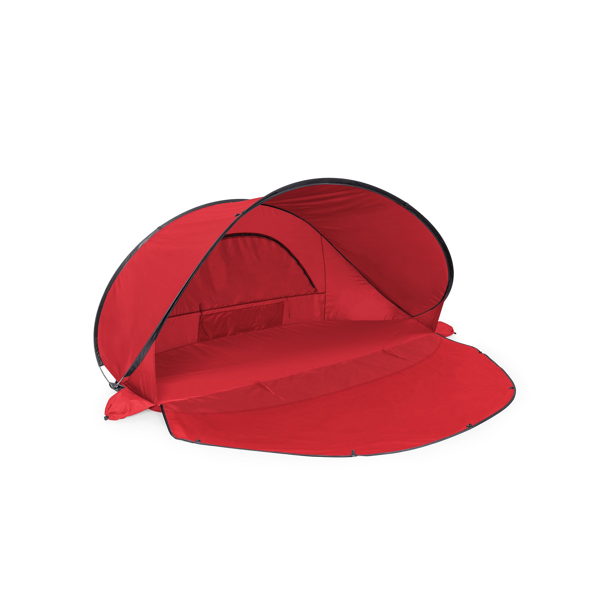 Picnic Time Manta Portable Pop-up Beach Tent & Sun Shelter by Oniva, Red