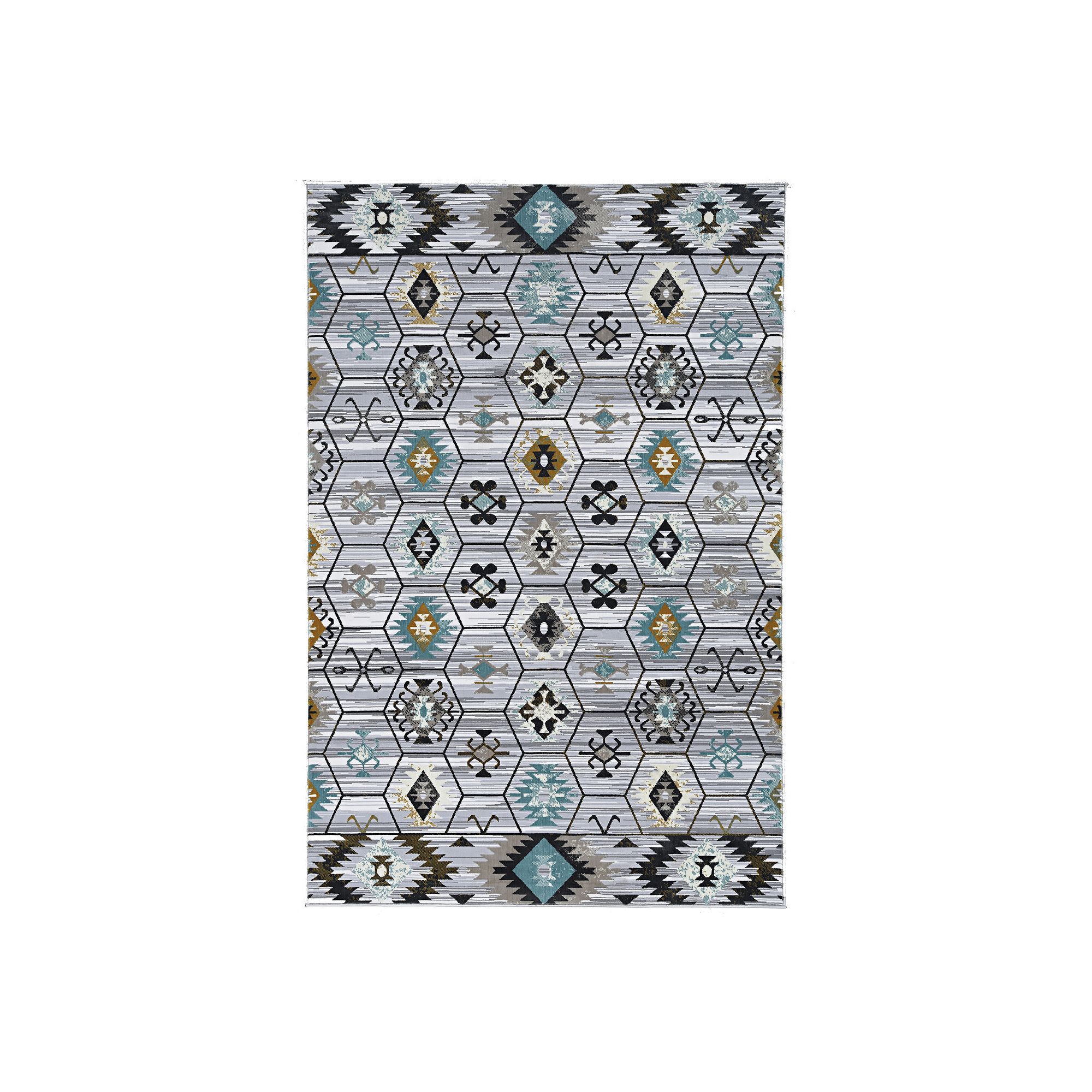 Linon Elixir Tempe Rug, Gray