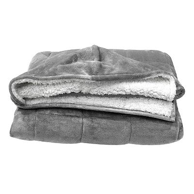 Pur Serenity 10 lb. Hooded Weighted Velvet Throw