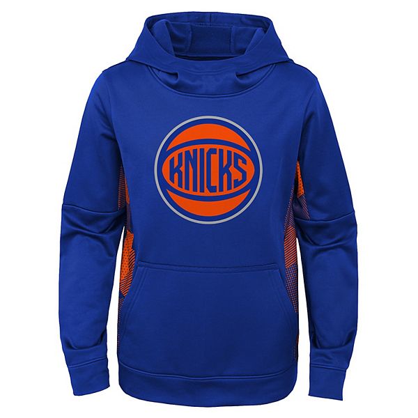 New York Knicks Colour Block Hoodie By Mitchell Ness Mens, 53% OFF