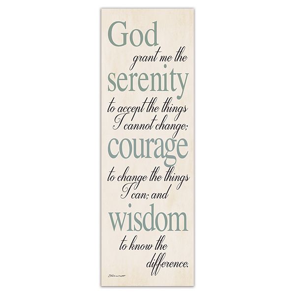 Artissimo Designs God Grant Me Typography Flushmount