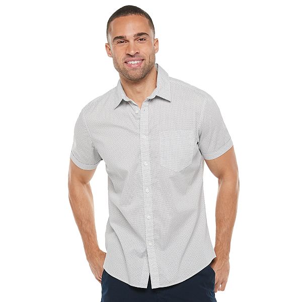 Men's Apt. 9® Regular-Fit Patterned Button-Down Shirt