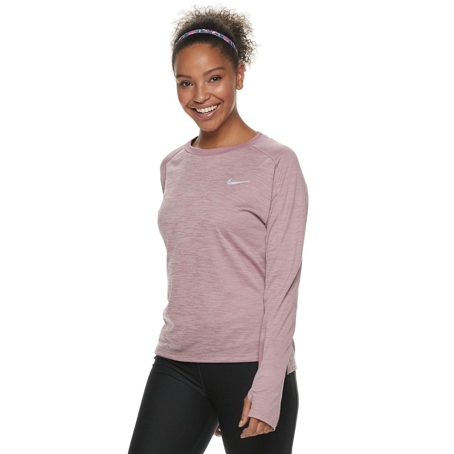nike pacer long sleeve top ladies