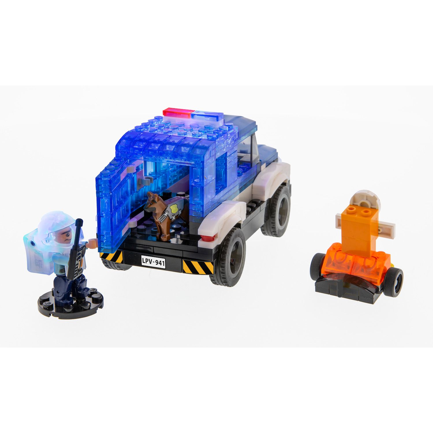 laser pegs mobile police unit