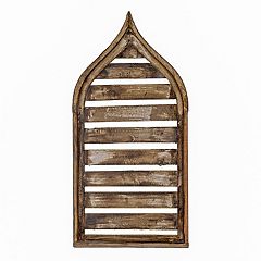 Rustic Arrow Aladin Blind Wood Window Wall Art