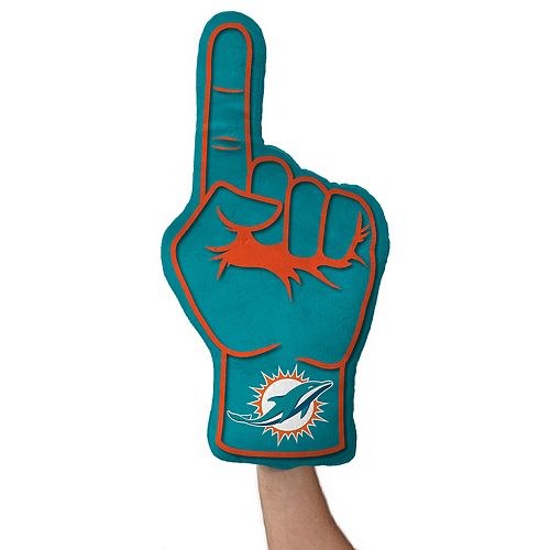 Miami Dolphins Foam Finger Pillow