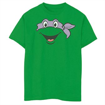 Boys 8-20 Teenage Mutant Ninja Turtles Donatello Face Short Sleeve Tee